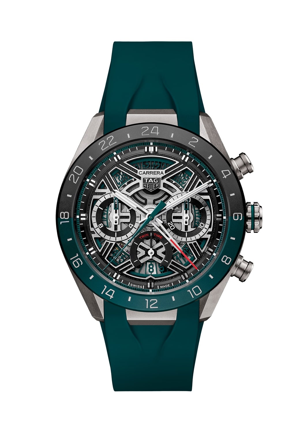 TAG Heuer Carrera Chronograph Extreme Sport Twin-Time 44mm - CBU2084.FT6297
