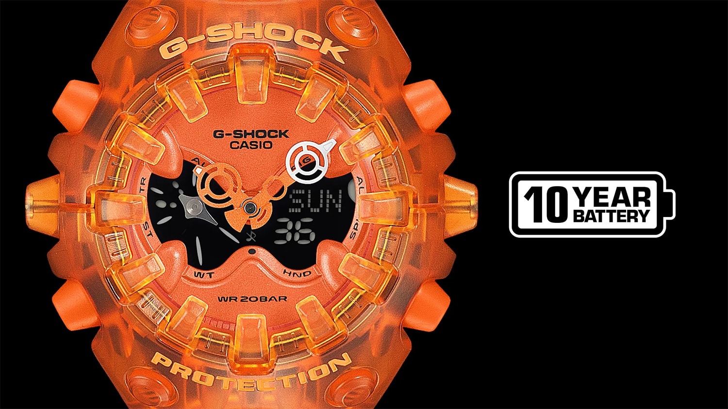 G-Shock Analog Digital 58mm - GA-V01SKE-4AER - Bilde 3