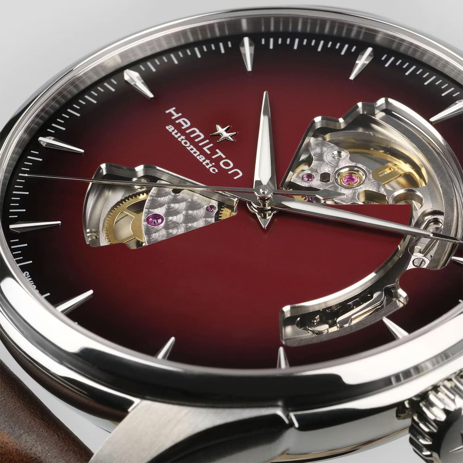 Hamilton Jazzmaster Open Heart Auto 40mm - H32675570 - Bilde 3