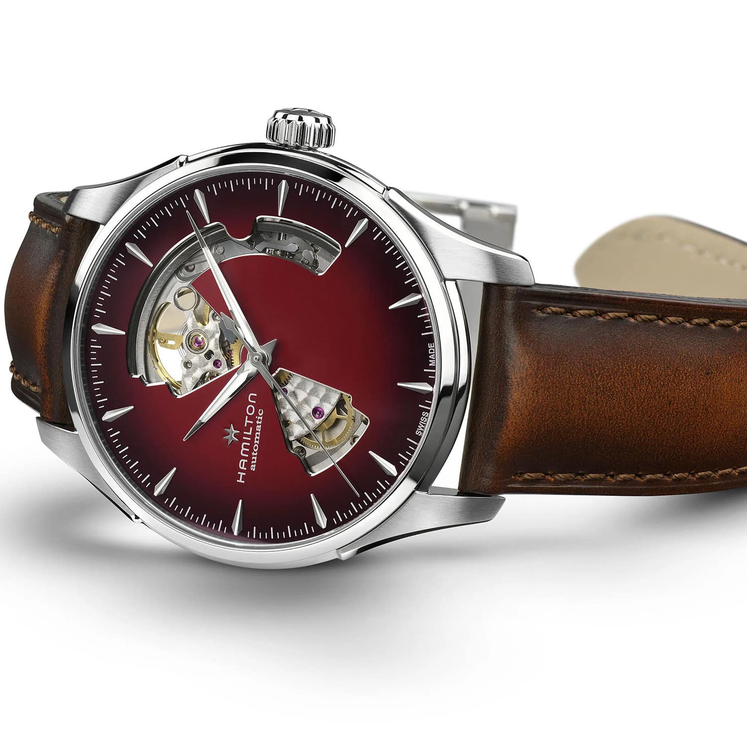 Hamilton Jazzmaster Open Heart Auto 40mm - H32675570 - Bilde 4