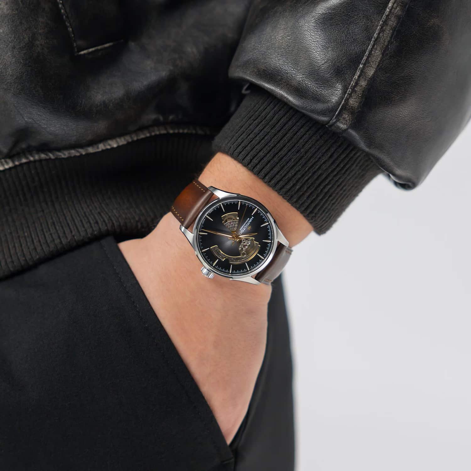 Hamilton Jazzmaster Open Heart Auto 42mm - H32705501 - Bilde 6