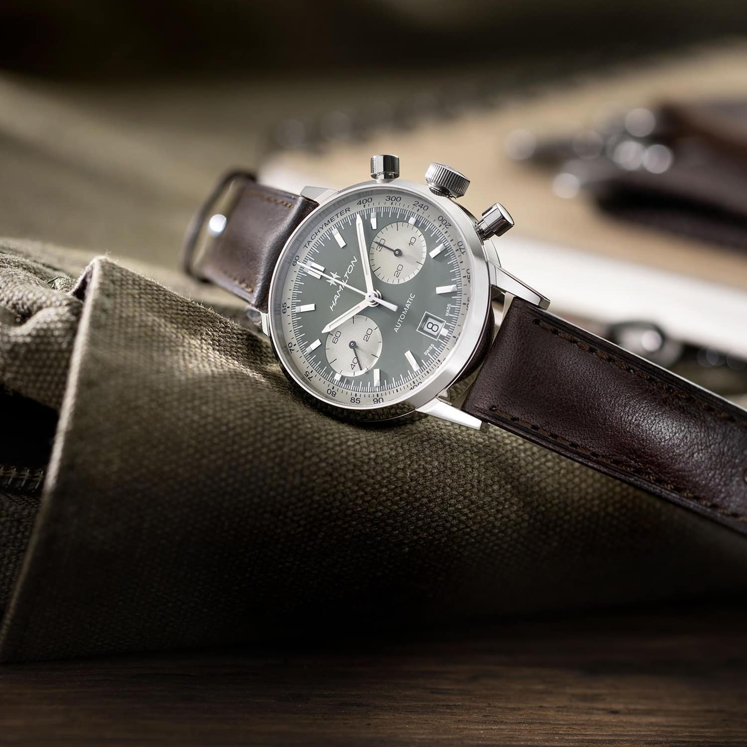 Hamilton American Classic Intra-Matic Auto Chrono 40MM - H38416560 - Bilde 4