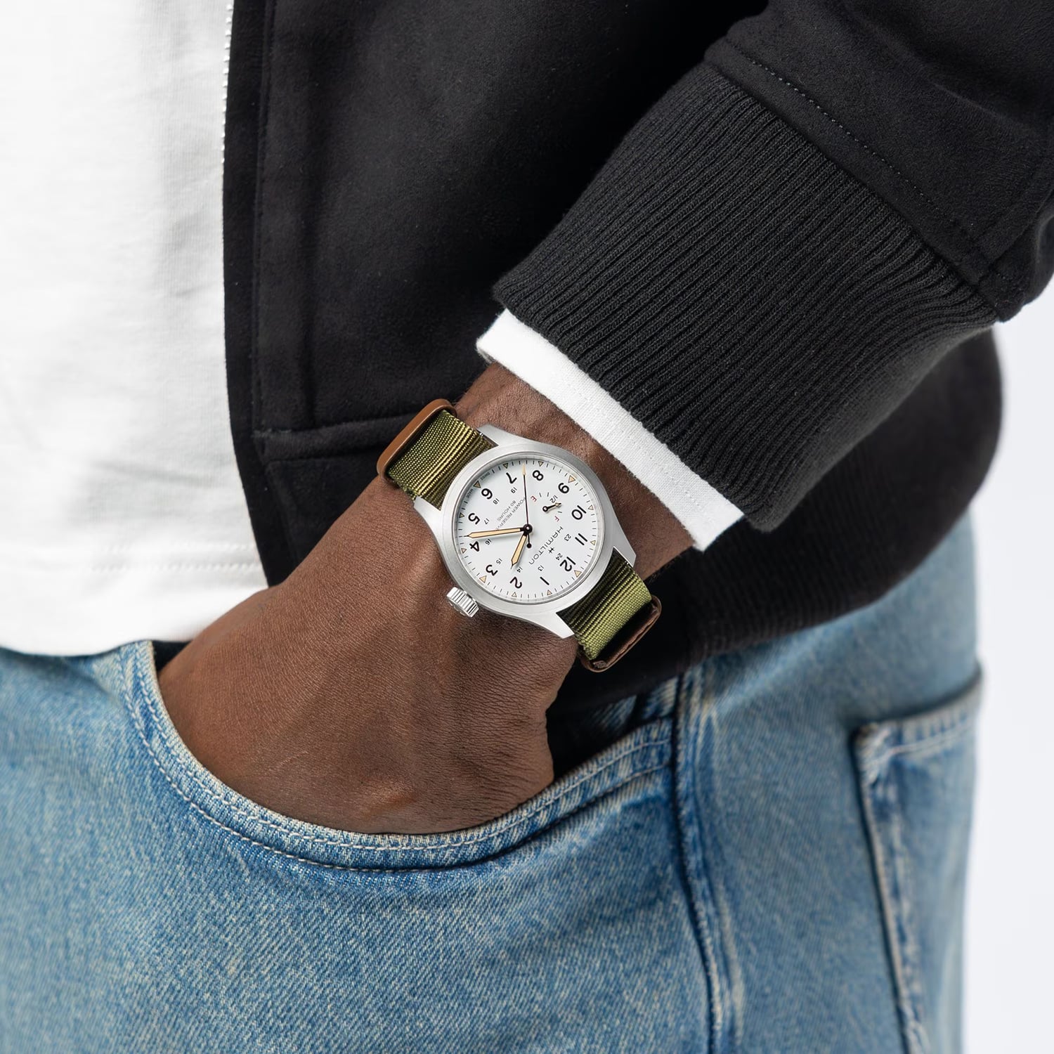 Hamilton Khaki Field Mechanical Power Reserve 40mm - H69509910 - Bilde 6