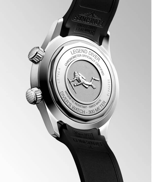 Alternative view of Longines Legend Diver 39mm - L3.764.4.50.9