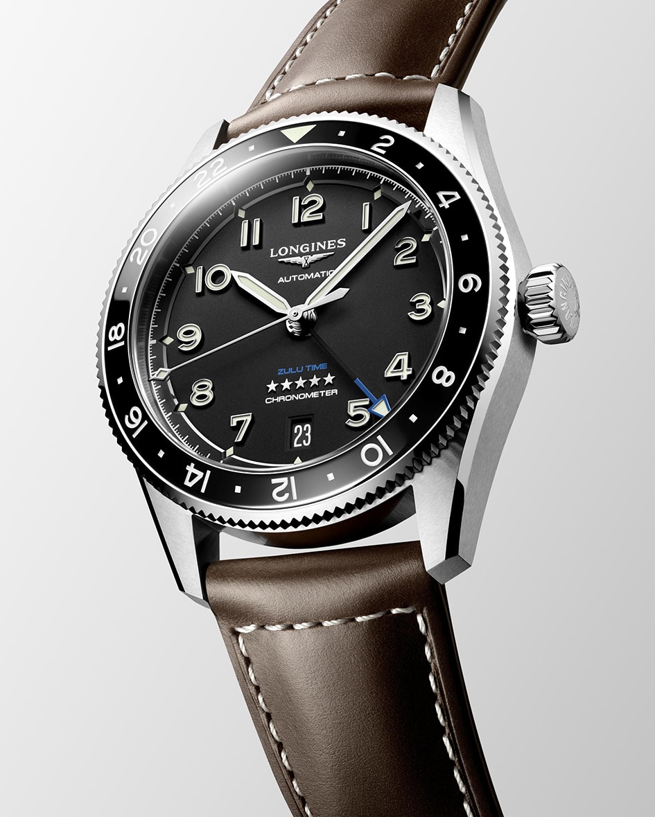 Longines Spririt Zulu Time GMT 39mm - L3.802.4.53.2 - Bilde 2