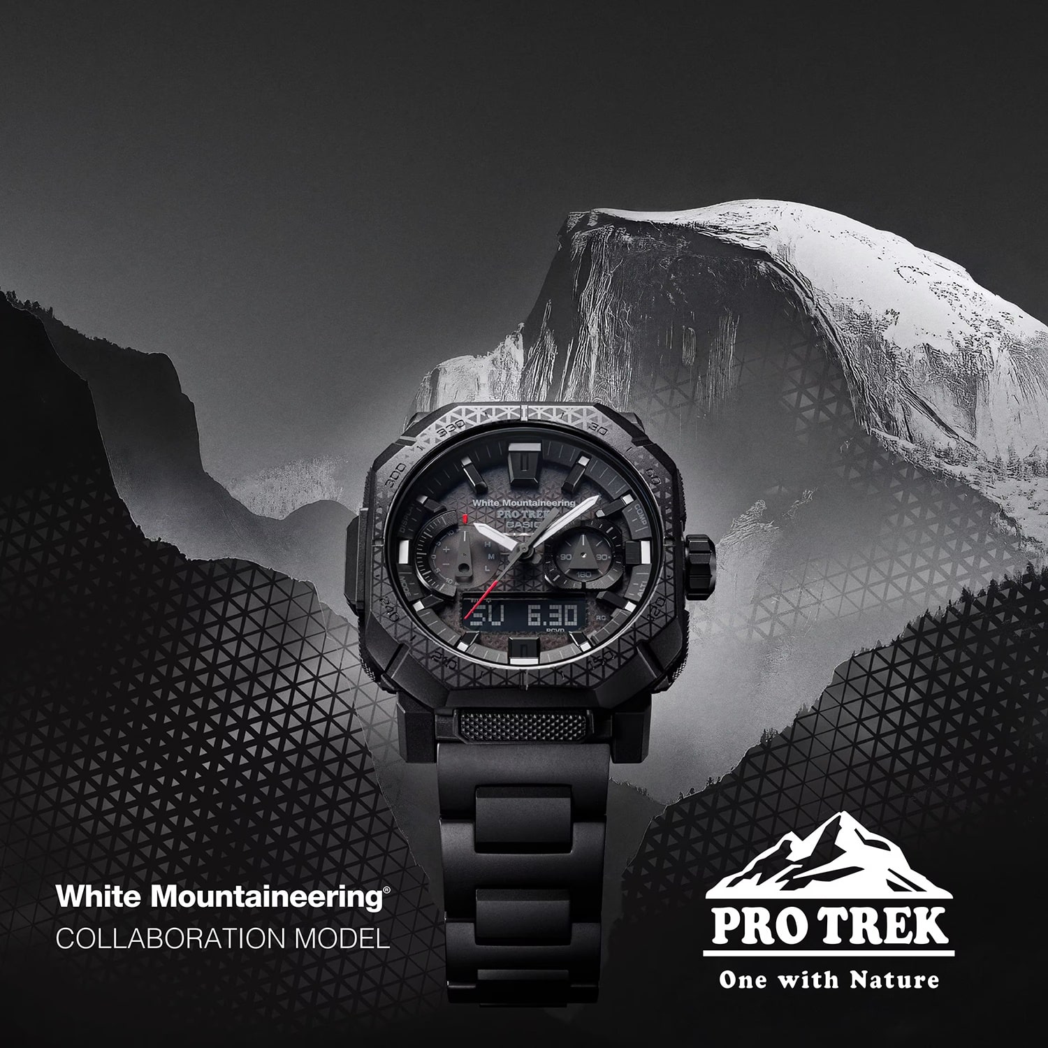 Casio Pro Trek White Mountaineering® 46mm - PRW-B1000WM-1ER - Bilde 7