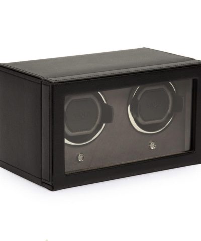 Alternative view of WOLF Double Watch Winder - Black