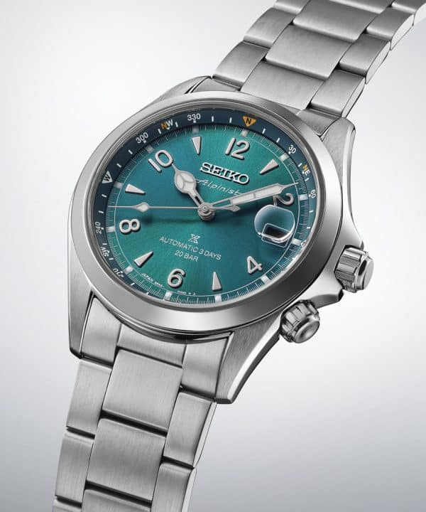 Alternative view of Seiko Prospex Alpinist ‘Tealpine’ 40mm - SPB503J1