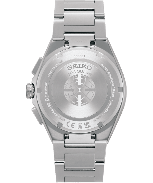 Alternative view of Seiko Astron GPS Solar Dual-Time Chronograph 5X83 - SSH151J1