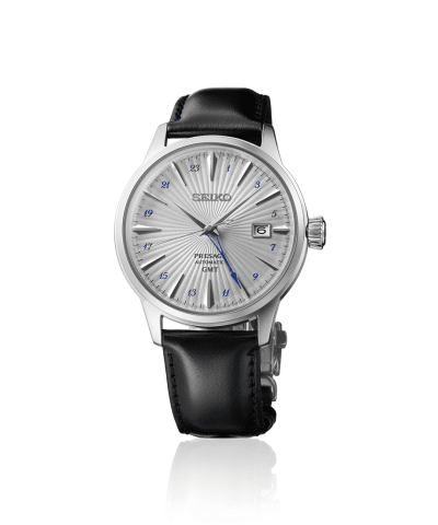 Seiko Presage Coctail Time GMT "Silver Bullet" 40.5mm - SSK049J1 - Bilde 3